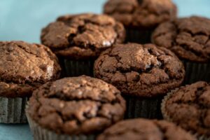 Wegańskie czekoladowe muffiny