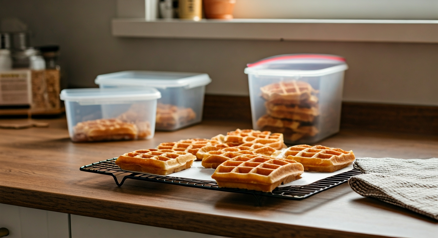 Fasolowe gofry - przepis 2