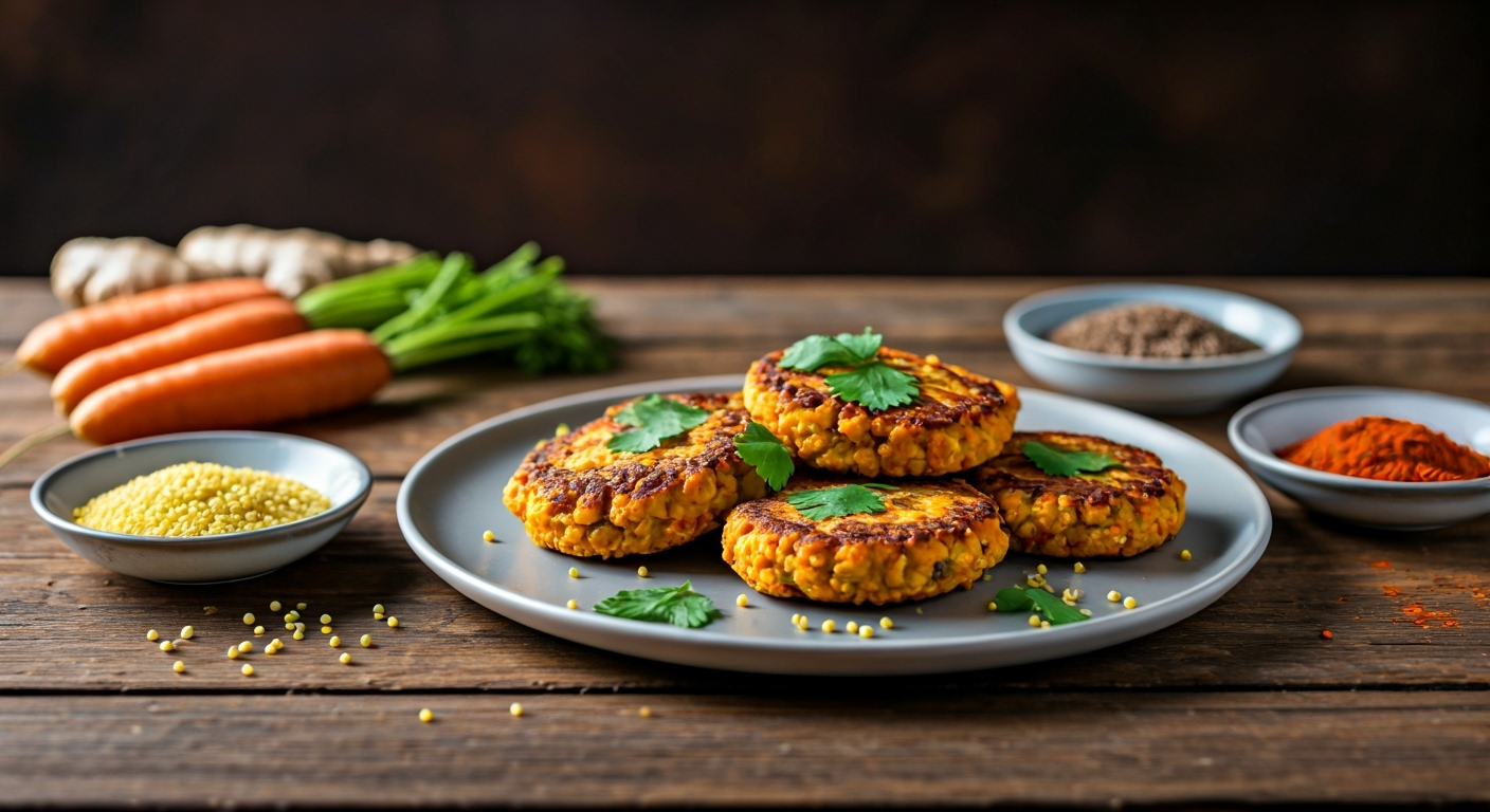 Kotleciki jaglano-marchewkowe - przepis 2