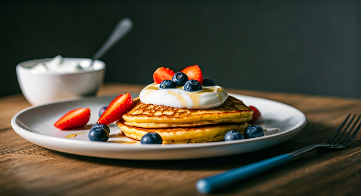 Placuszki kukurydziane z jogurtem sojowym 2