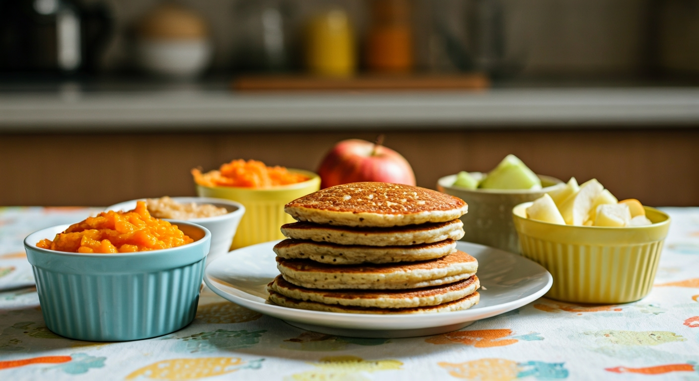 Placuszki orkiszowo-jabłkowe metodą BLW - jak przygotować? 2