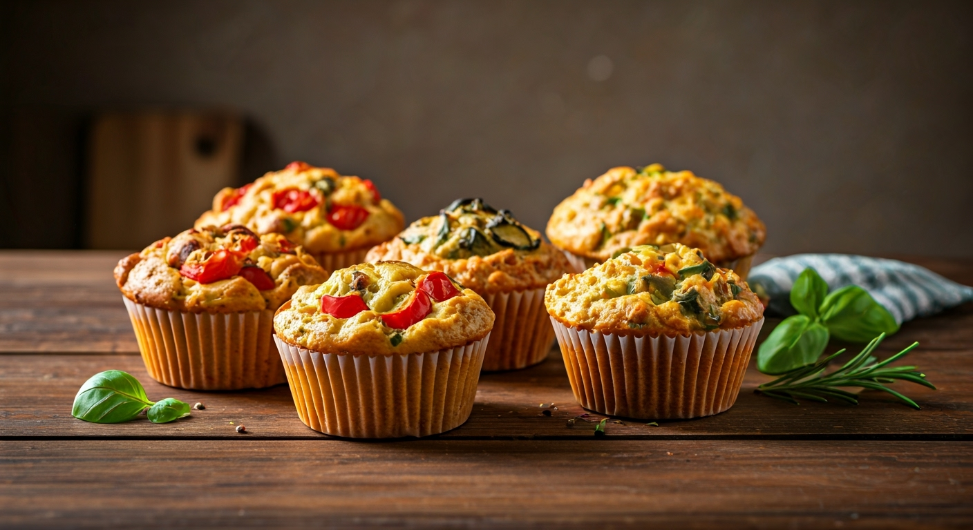 Wytrawne babeczki z wędzonym tofu i szczypiorkiem - przepis 2